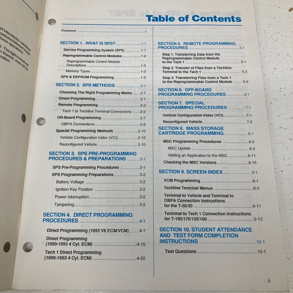 Service Programming System CPT Manual 56010.00-B - Picture 2 of 2